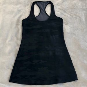 Lululemon Light Luon Camouflage Racerback Tank